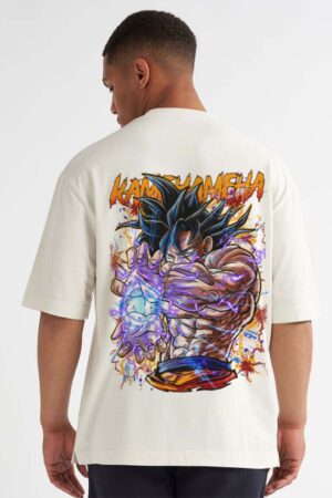 Goku Kamehameha Oversized Classic T-Shirt