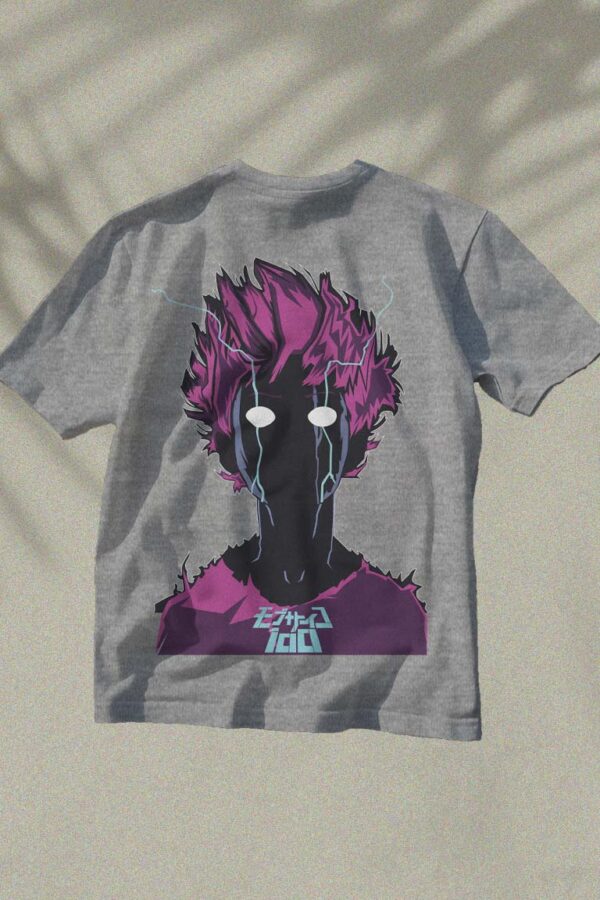 Mob Psycho 100 – Premium Cotton Anime Tee - Image 4