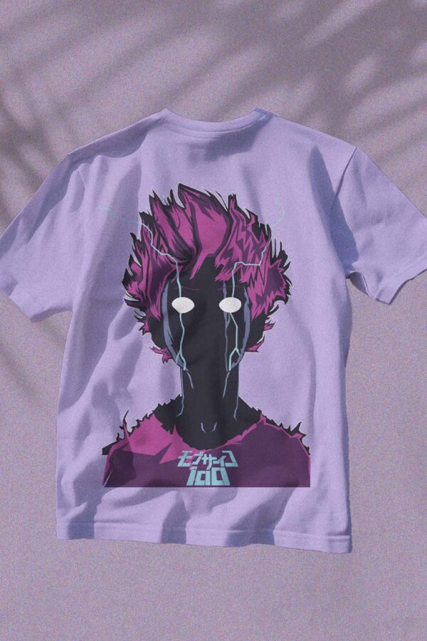 Mob Psycho 100 – Premium Cotton Anime Tee - Image 3