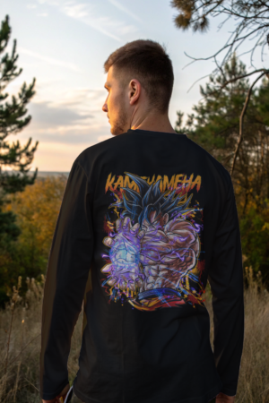 Goku Kamehameha Full Sleeve T-Shirt