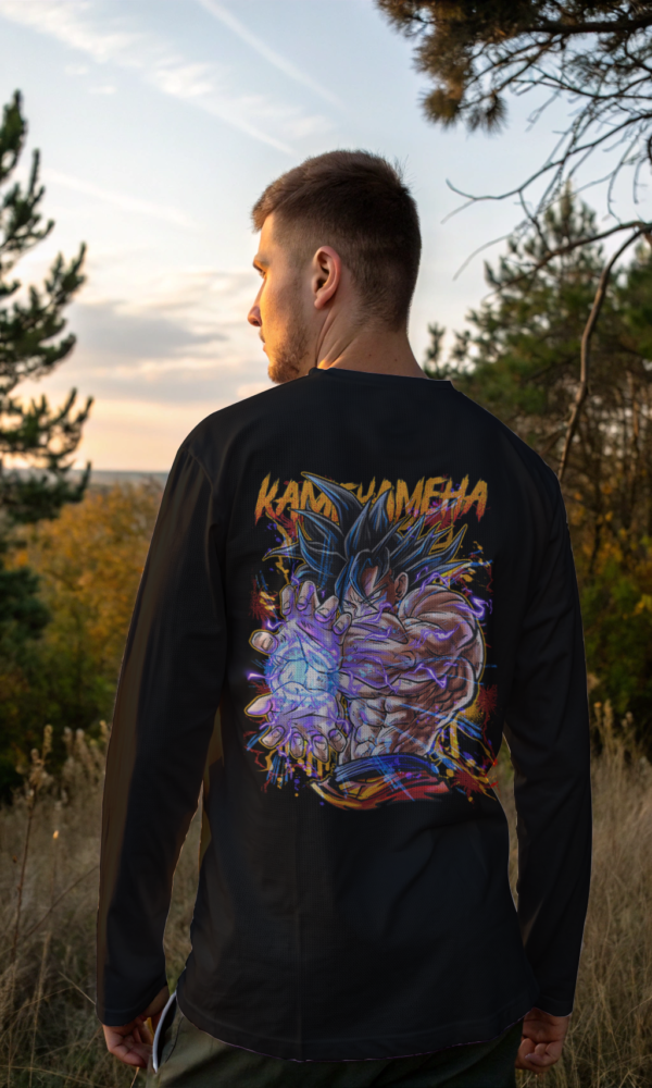 Goku Kamehameha Full Sleeve T-Shirt
