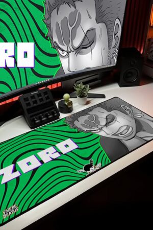 Roronoa Zoro Gaming Mousepad – One Piece Gaming Mouse Pad (80x33 CM)
